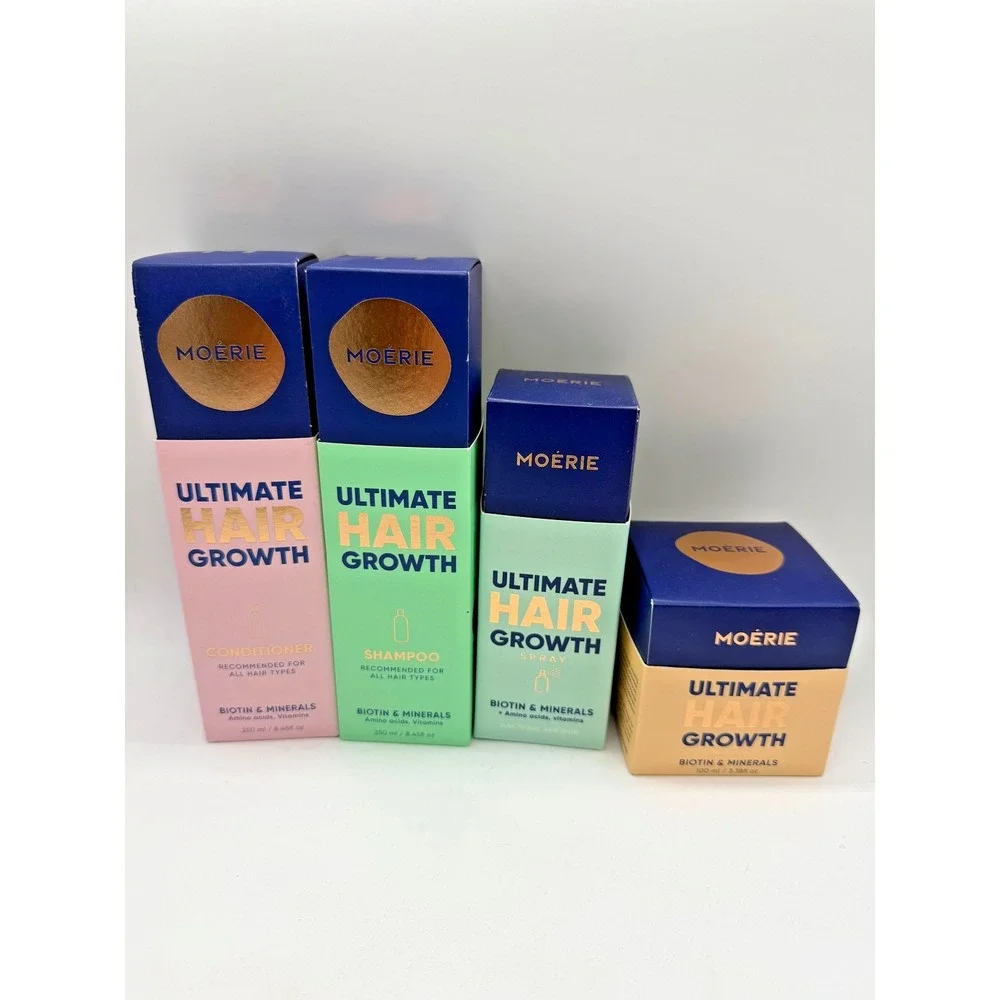 Moerie Ultimate‎ Hair Boost Shampoo, Conditioner, Mask + Hair Growth Spray